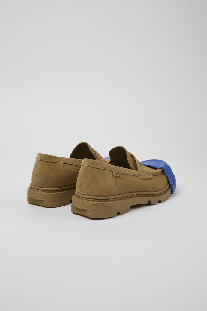 Camper Junction - Braune Damenloafer aus Nubukleder