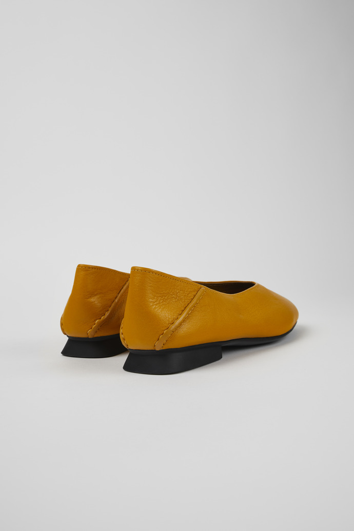 Camper Casi Myra - Orange Lederballerinas für Damen