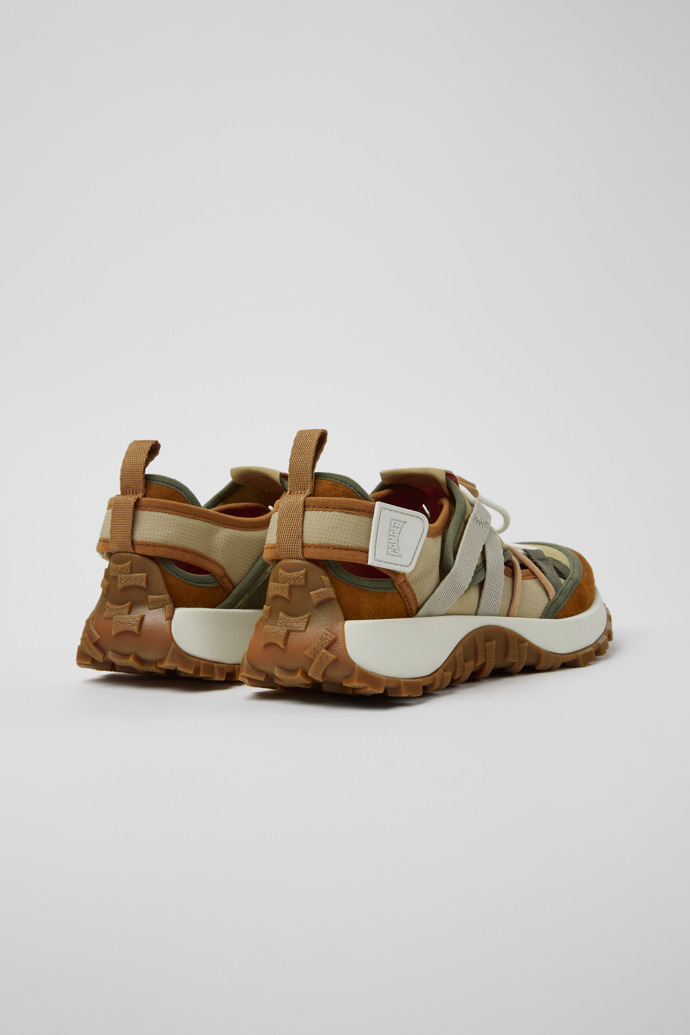 Camper Twins - Mehrfarbiger Damensneaker aus Recycling-PET und Nubukleder.