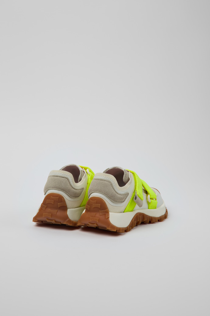 Camper Drif Trail - Mehrfarbige Kindersneaker aus Recycling-PET und Nubukleder.