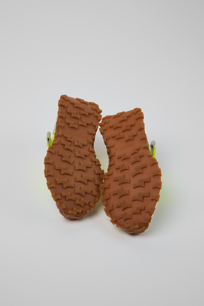 Camper Drif Trail - Mehrfarbige Kindersneaker aus Recycling-PET und Nubukleder.