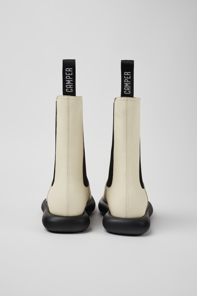 Camper Onda - Weißer Damenstiefel aus Leder