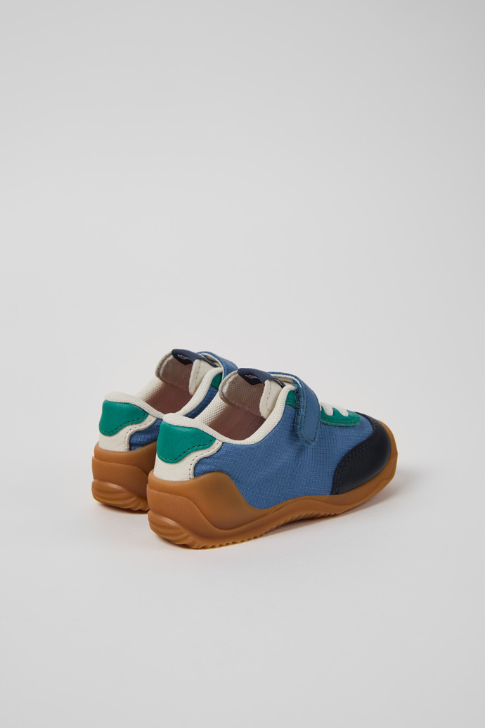 Camper Dadda - Mehrfarbige Kindersneaker aus Leder und Textil.
