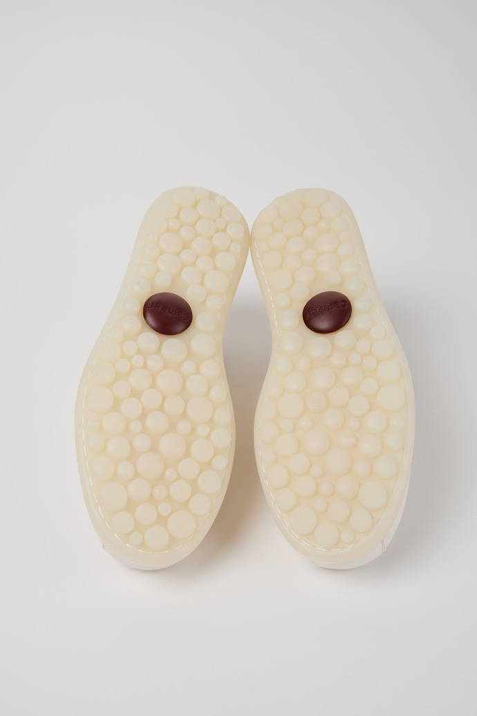 Camper Pelotas - Weißer Herrenschuh aus Leder.