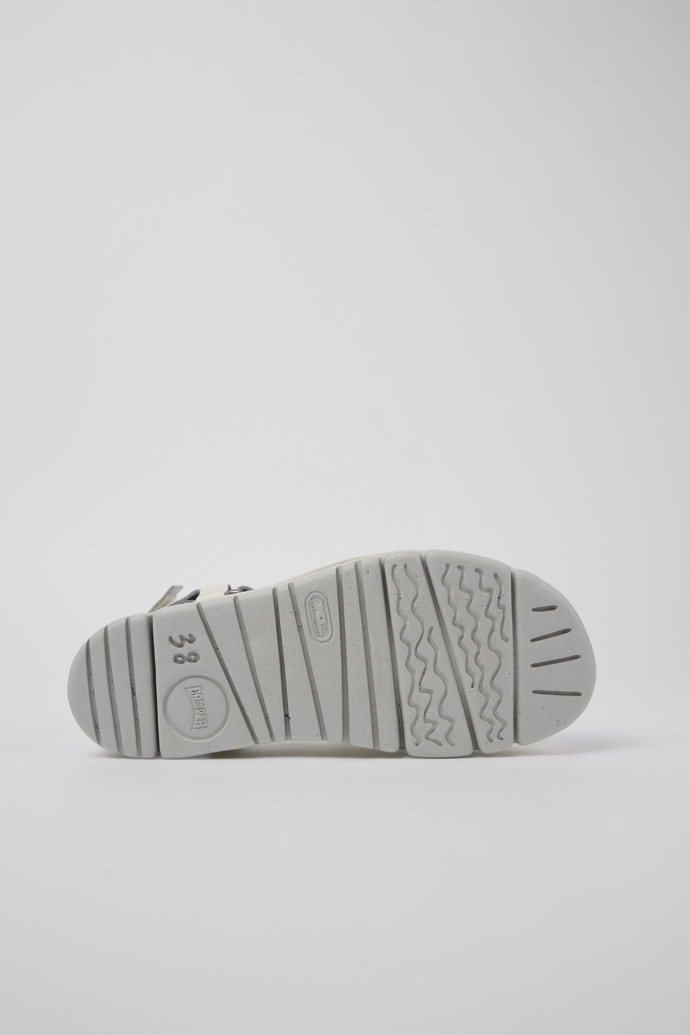 Camper Oruga Up - Weiße Ledersandalen für Damen