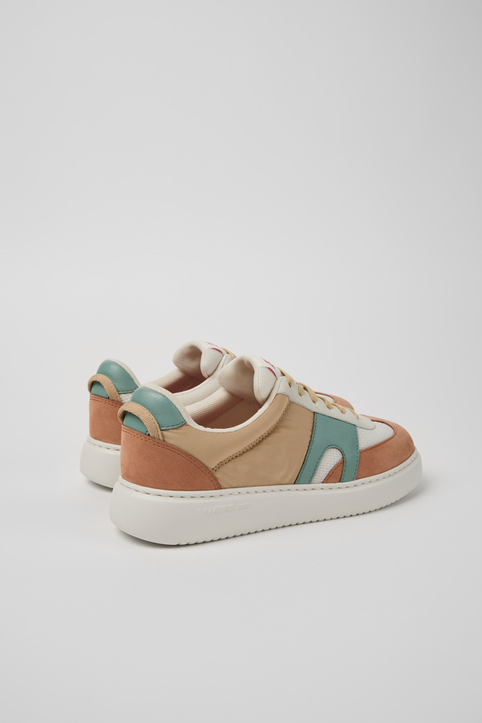 Camper Runner K21 Sorona® - Mehrfarbige Damensneaker aus PET-Recycling und Nubukleder.