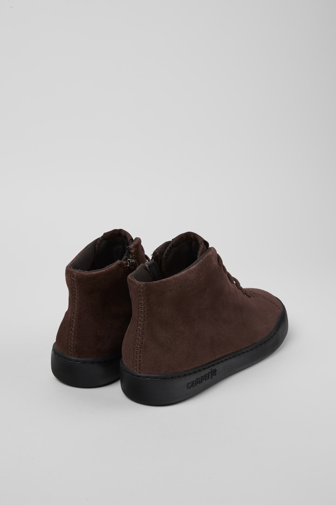 Camper Peu Touring - Braune Damenstiefelette aus Nubukleder
