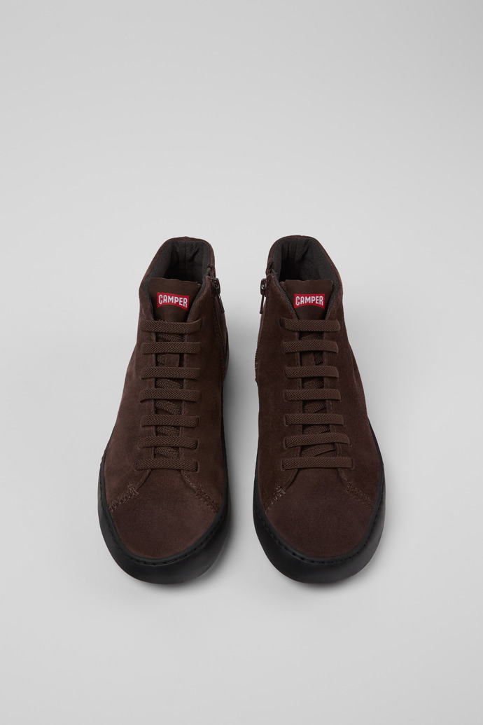 Camper Peu Touring - Braune Damenstiefelette aus Nubukleder