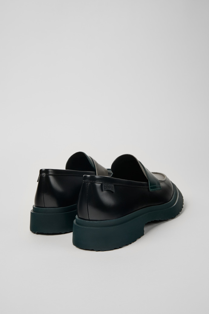 Camper Twins - Schwarzer und grauer Herrenloafer aus Leder