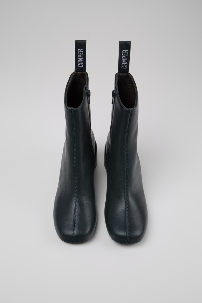 Camper Niki - Grüner Damenstiefel aus Leder