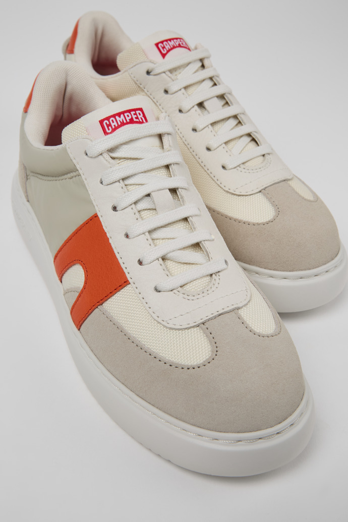 Camper Runner K21 - Mehrfarbiger Damensneaker aus Nubukleder und Textil
