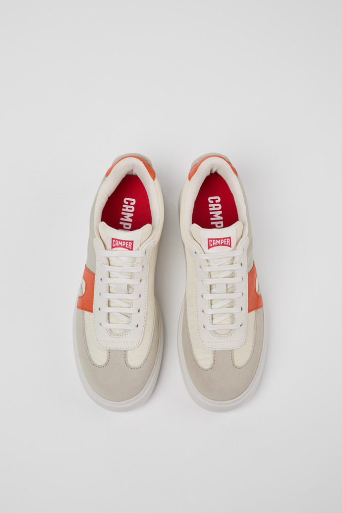 Camper Runner K21 - Mehrfarbiger Damensneaker aus Nubukleder und Textil