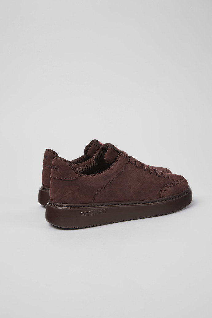 Camper Runner K21 - Weinroter Damensneaker aus Nubukleder