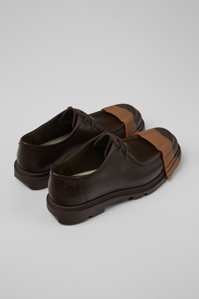 Camper Junction - Brauner Herrenschuh aus Leder.
