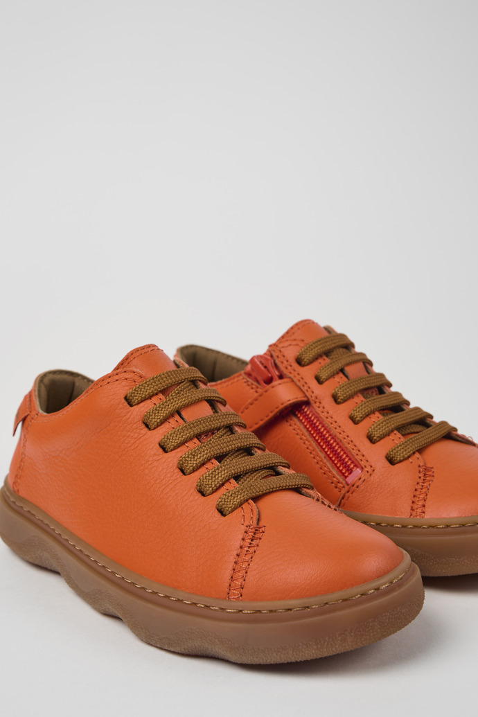 Camper Kiddo - Orange Kinderschuhe aus Leder