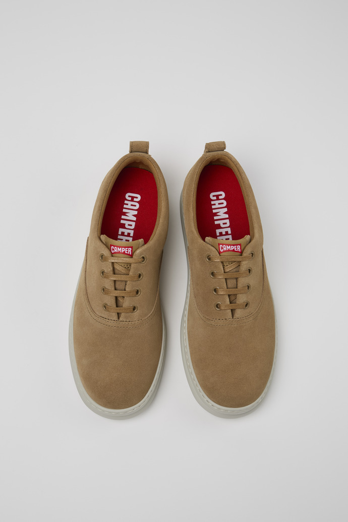 Camper Runner - Brauner Herrensneaker aus Nubukleder
