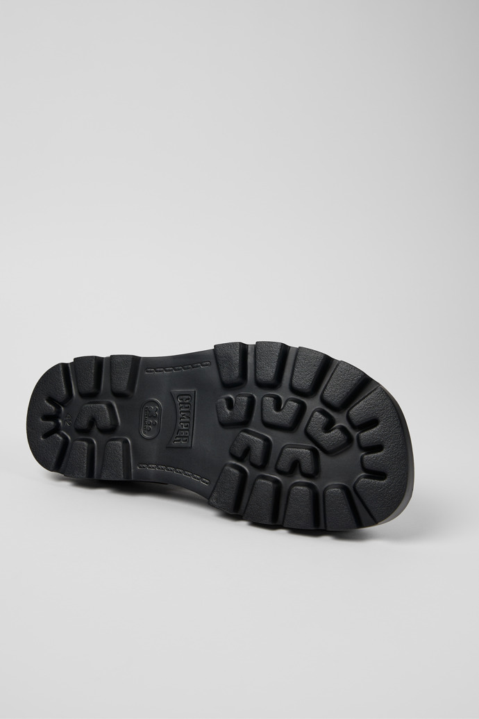 Camper Brutus Sandal - Schwarze Herrensandalen aus Leder