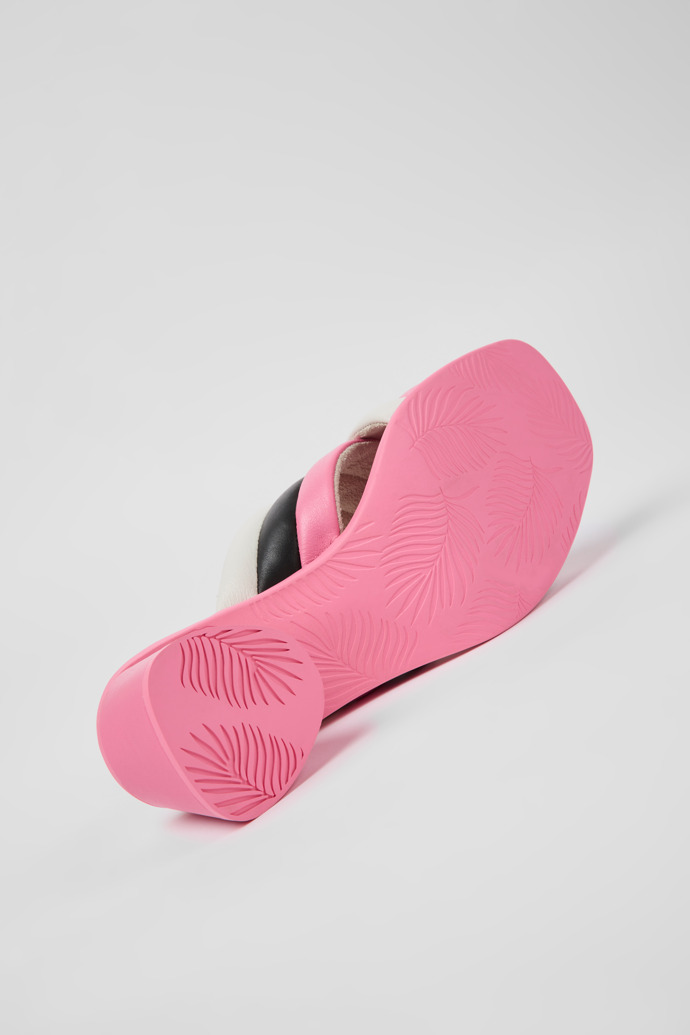 Camper Twins - Bunte Damensandale aus Leder