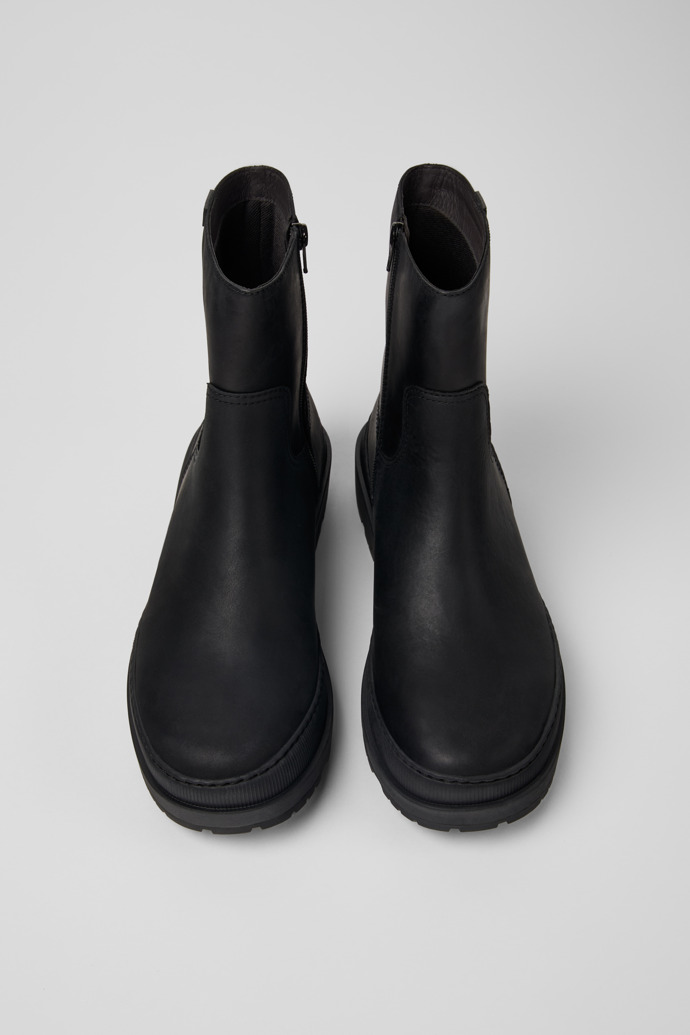 Camper Brutus Trek MICHELIN - Schwarzer Herrenstiefel aus Nubukleder