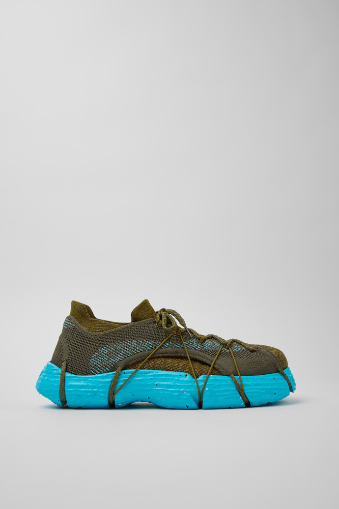 Camper ROKU Shoe Uppers - Grüne und blaue Oberteile (2 Stück) für jeweils den rechten und den linken Schuh.