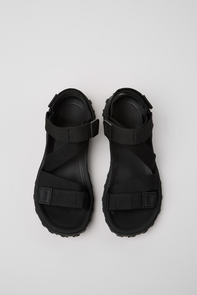 Camper Drift Trail Sandal - Schwarze Herrensandalette aus Recycling-PET.