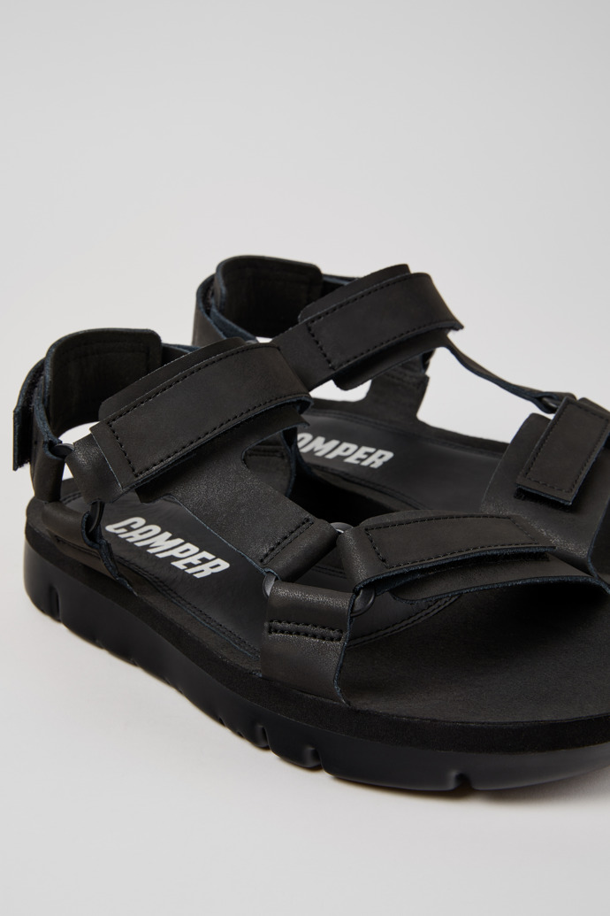 Camper Oruga - Schwarze Ledersandale für Herren