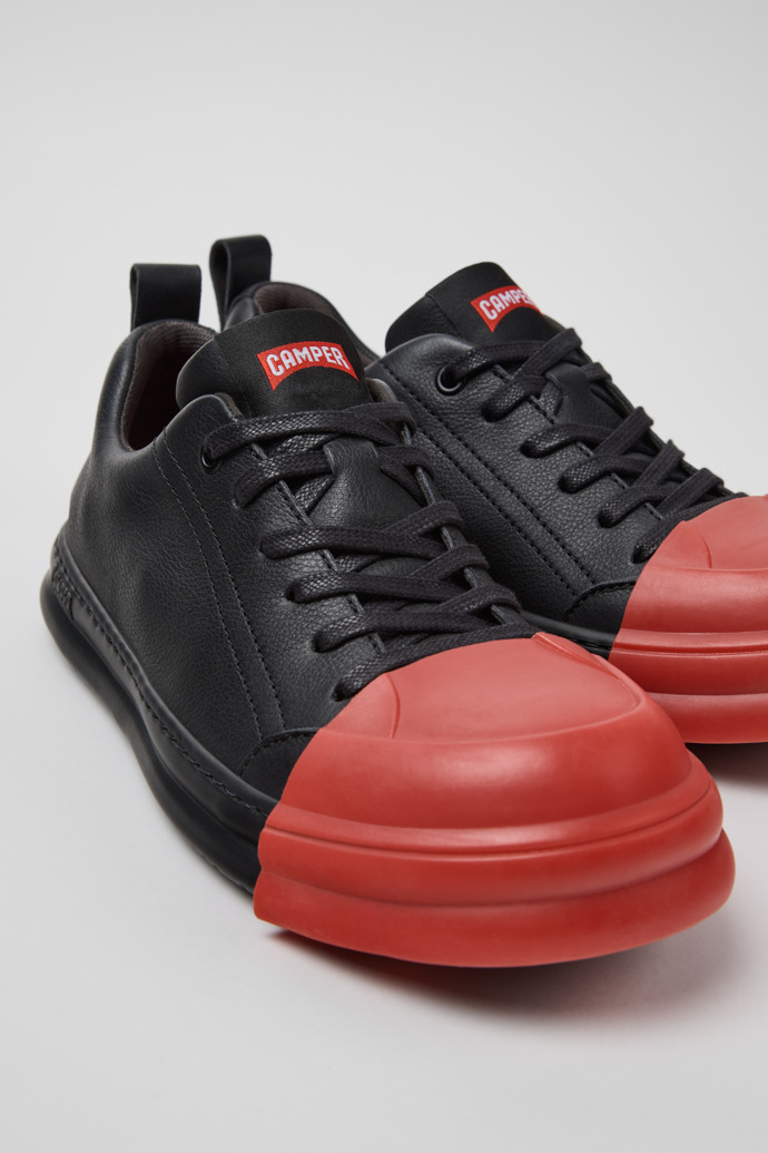 Camper Junction Runner - Schwarzer Damensneaker aus Leder.