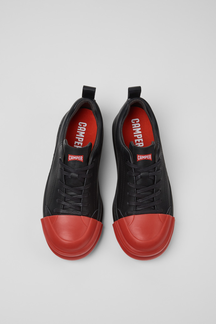 Camper Junction Runner - Schwarzer Damensneaker aus Leder.