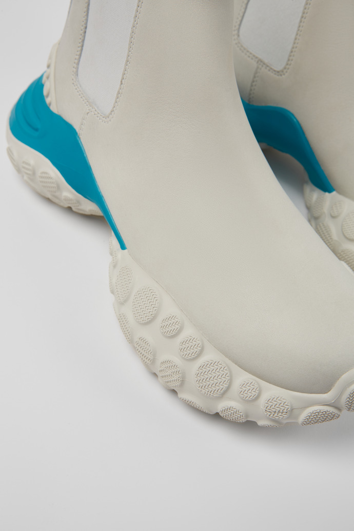 Camper Pelotas Mars - Weiße Stiefelette aus verantwortungsvollem Leder