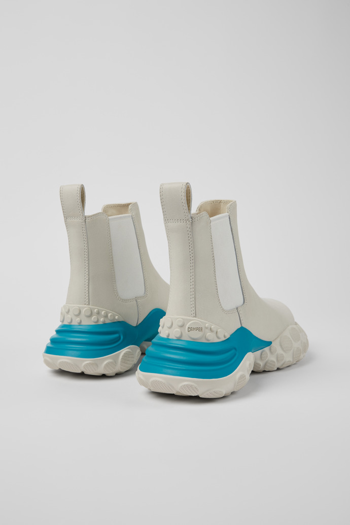 Camper Pelotas Mars - Weiße Stiefelette aus verantwortungsvollem Leder