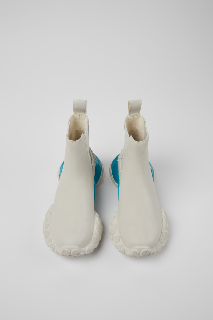 Camper Pelotas Mars - Weiße Stiefelette aus verantwortungsvollem Leder