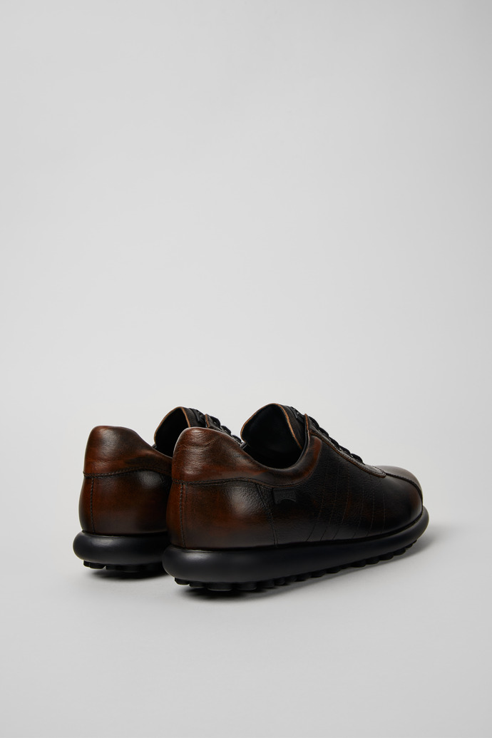 Camper Pelotas - Schwarz-braune Lederschuhe für Herren