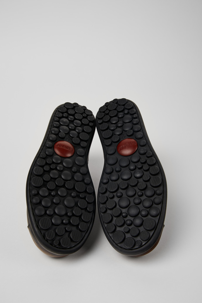 Camper Pelotas - Schwarz-braune Lederschuhe für Herren