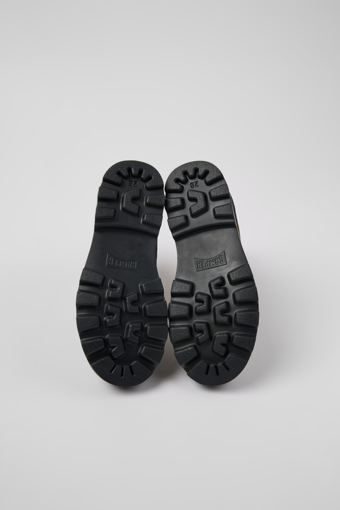 Camper Brutus - Brauner Kinder-Chelseastiefel aus Leder