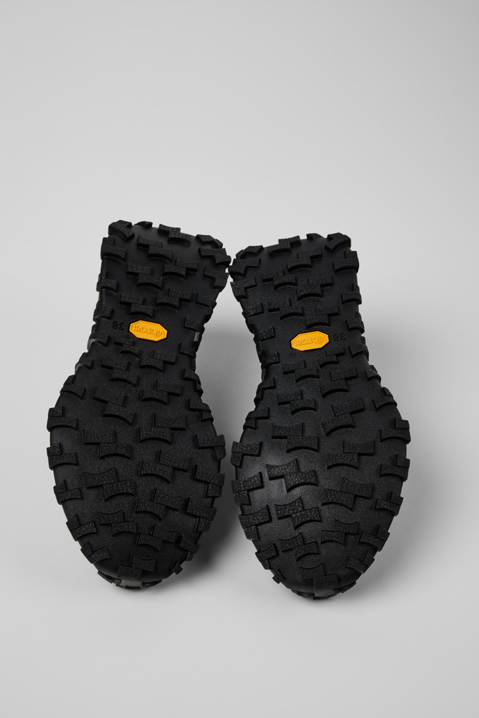 Camper Drift Trail - Schwarzer Damensneaker aus recyceltem PET und Leder.