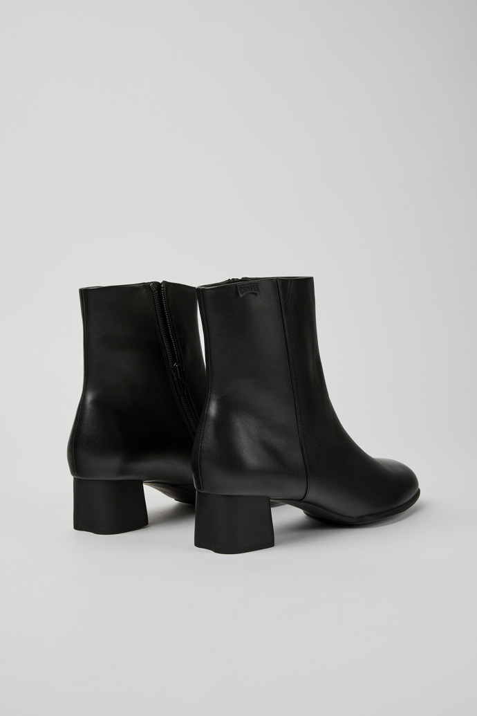 Camper Katie - Schwarze Lederstiefelette für Damen.
