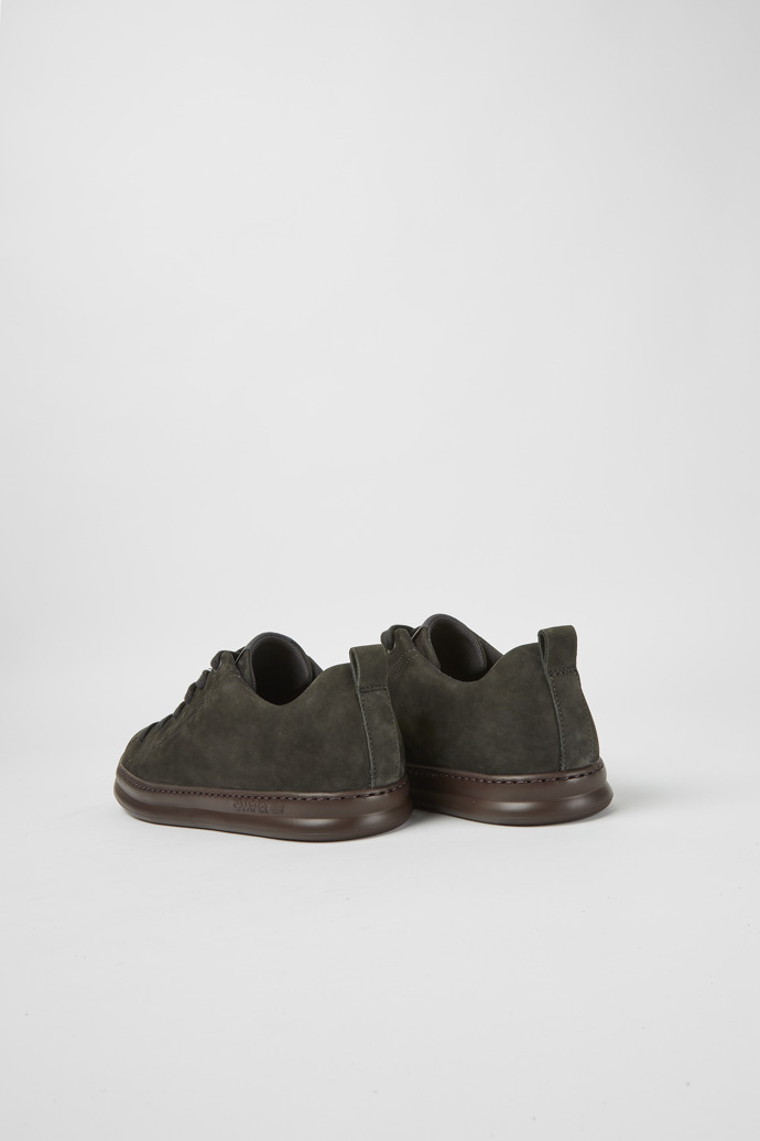 Camper Runner - Dunkelgrauer Sneaker aus Nubukleder