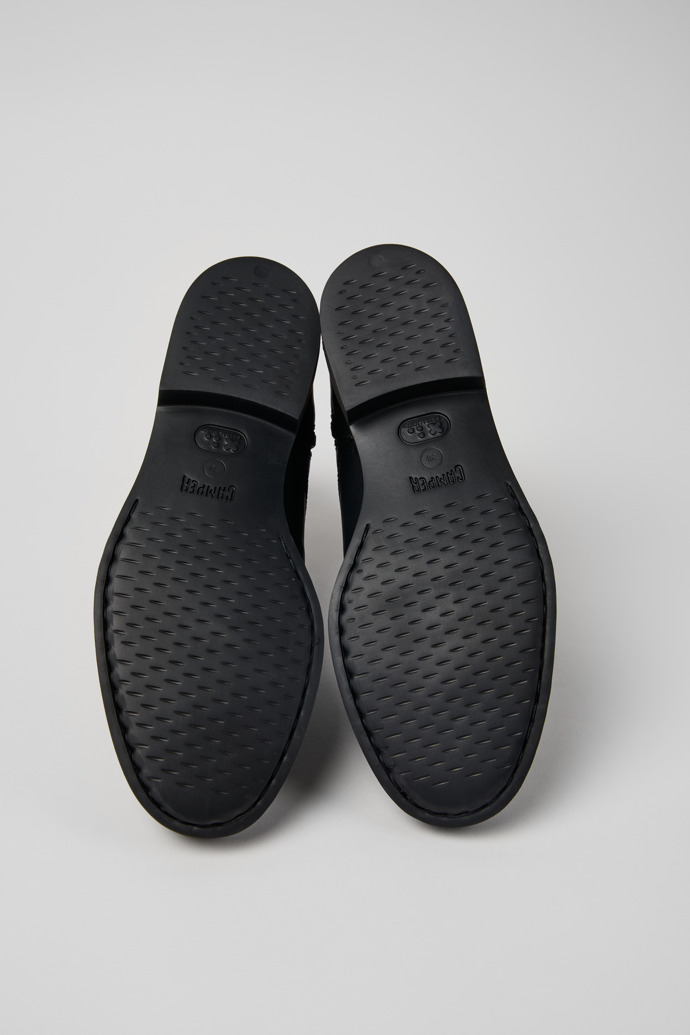 Camper Iman - Schwarzer Damenschnürstiefel aus Leder