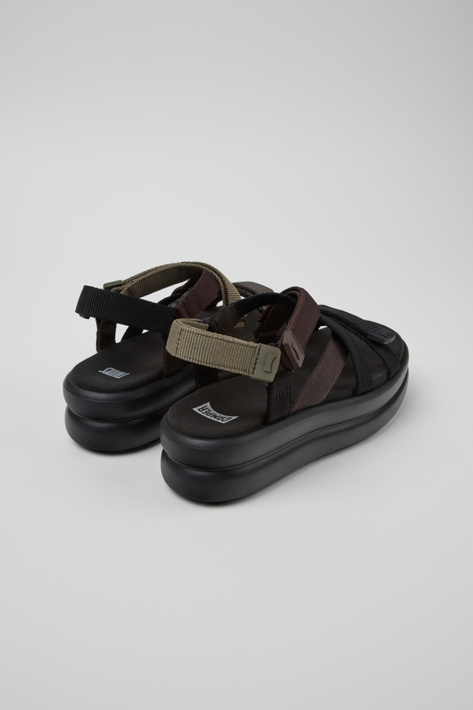 Camper Twins - Multicolor Damensandalen aus Recycling-PET.