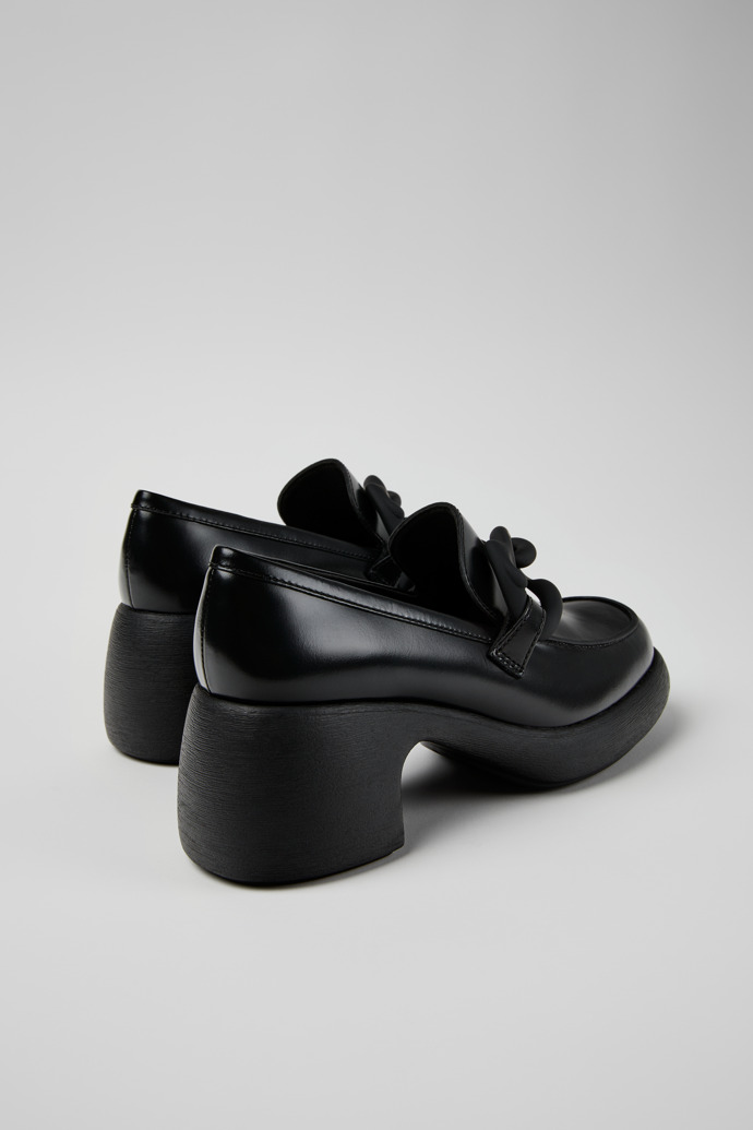 Camper Thelma - Schwarze Lederballerina/Mokassins für Damen.
