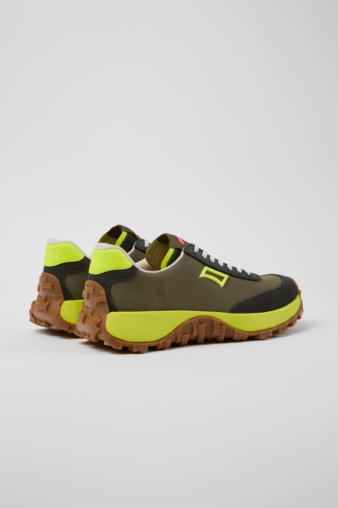 Camper Drift Trail VIBRAM - Mehrfarbige Damensneaker aus Recycling-PET und Nubukleder.