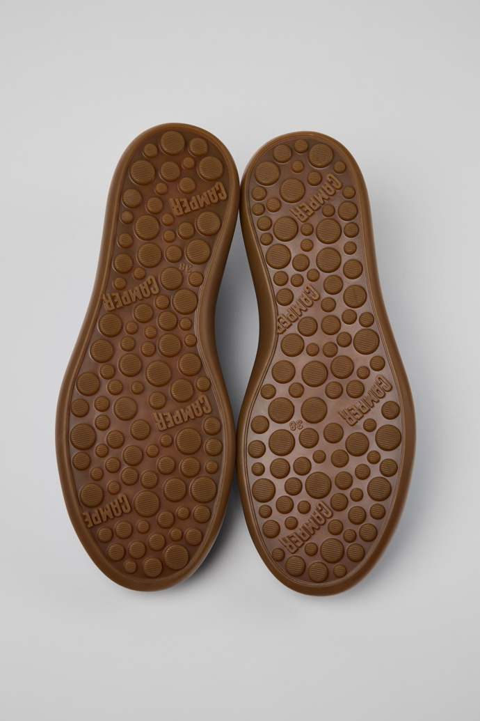 Camper Pelotas Soller - Blauer Damensneaker aus Nubukleder.