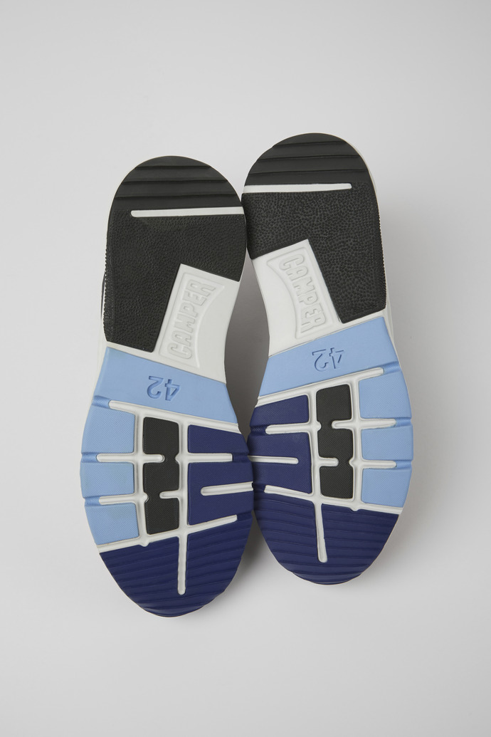 Camper Drift - Mehrfarbiger Herrensneaker aus Leder und Textil.