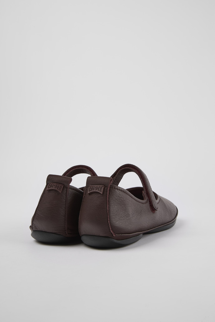 Camper Right - Weinroter Mary Jane-Lederschuhe für Damen
