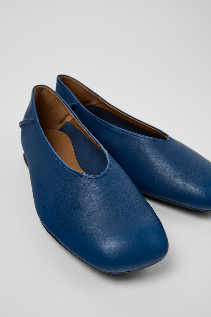Camper Casi Myra - Blaue Damenballerinas aus Leder