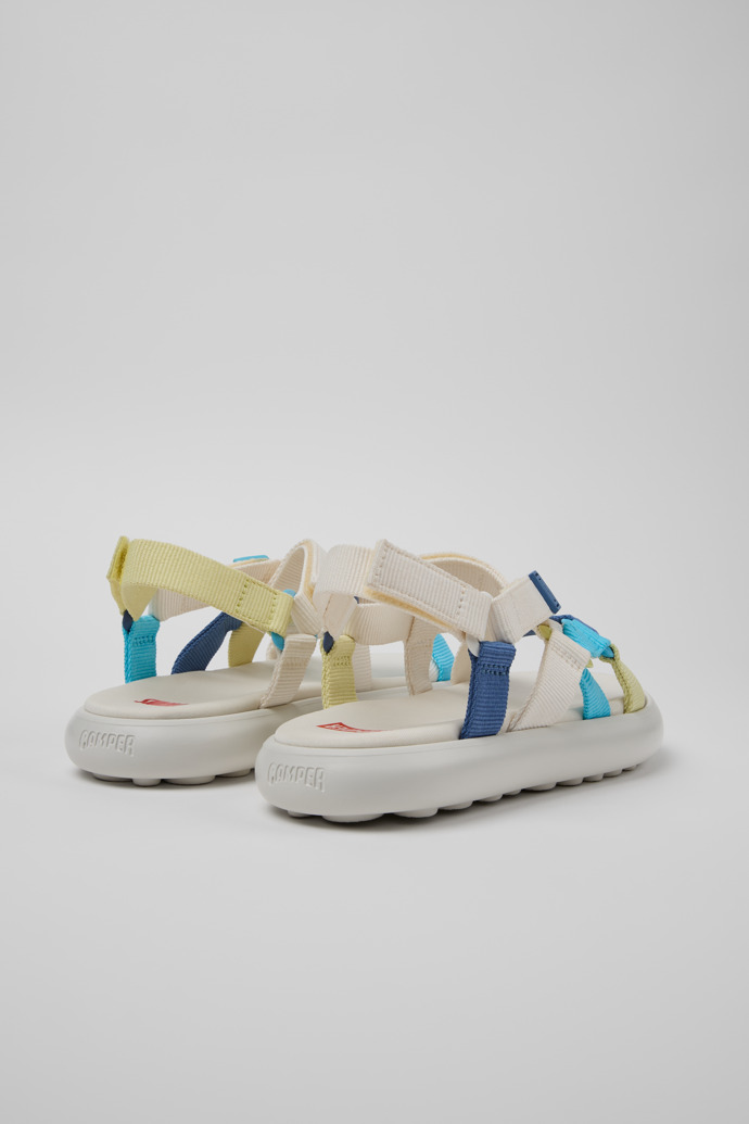Camper Twins - Mehrfarbige Damensandalen aus Recycling-PET.