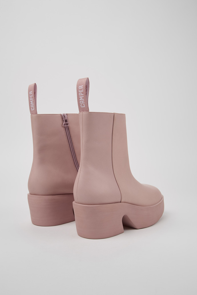 Camper Billie - Rosa Damenstiefel aus Leder