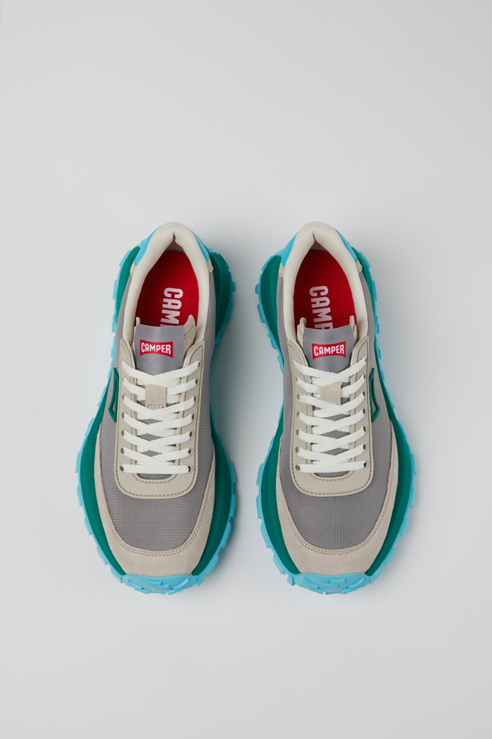 Camper Drift Trail VIBRAM - Mehrfarbige Damessneaker aus recyceltem Nubukleder.