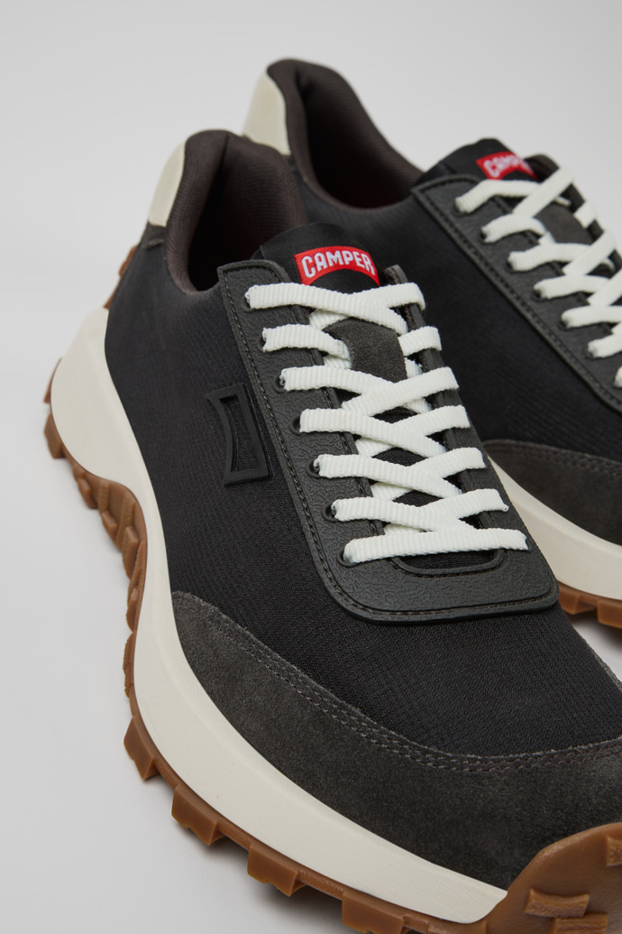 Camper Drift Trail - Mehrfarbiger Herrensneaker aus Textil und Nubukleder.