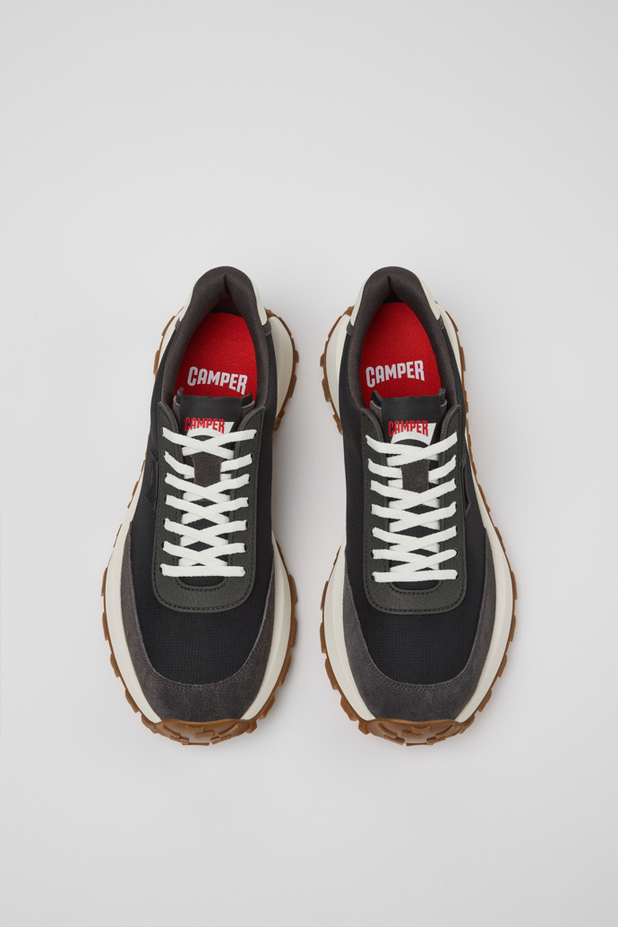 Camper Drift Trail - Mehrfarbiger Herrensneaker aus Textil und Nubukleder.